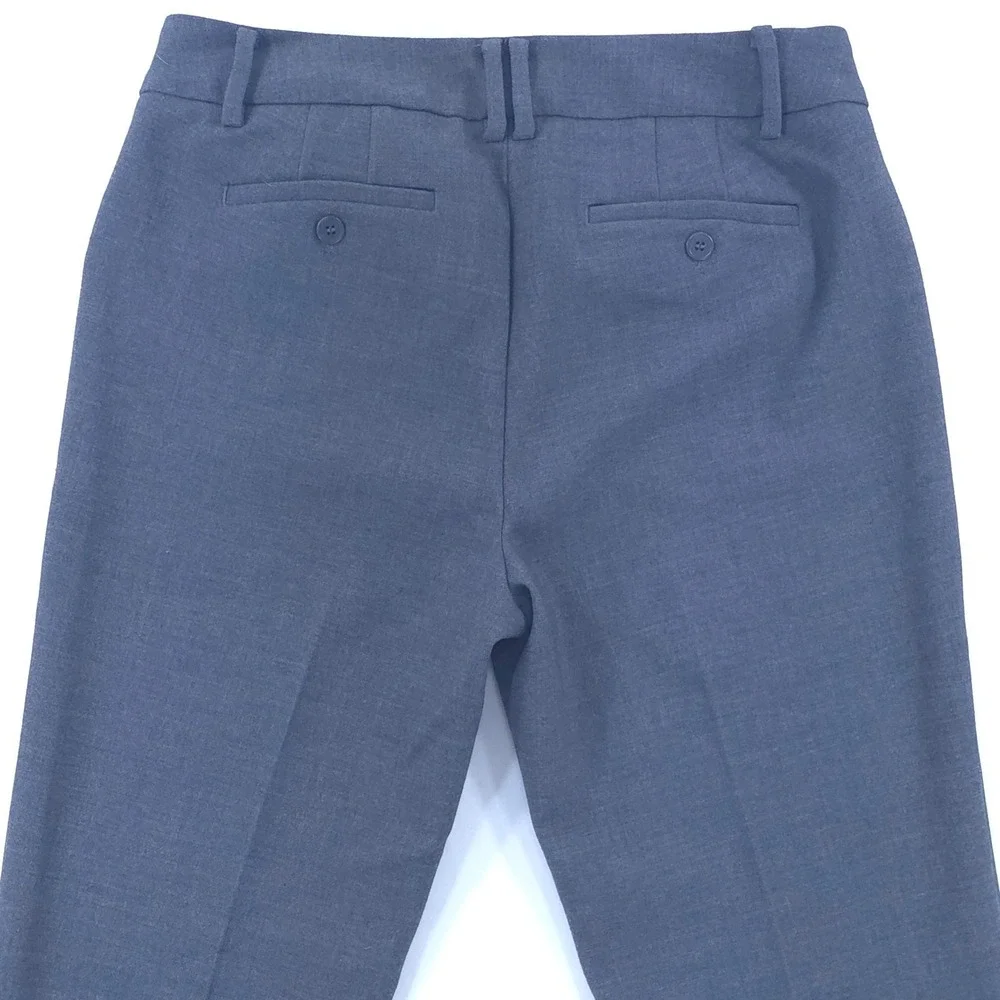 Talbots Women Dress Pants‎ Hampshire Ankle 6 Blue Grey Career Trousers